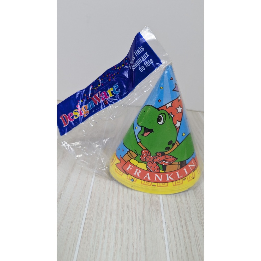 Franklin the Turtle 8ct Vintage DesignWare Party Hats